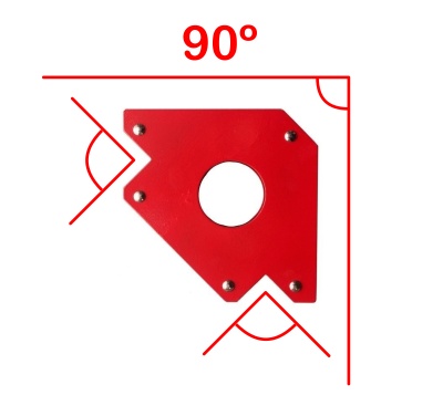 Escuadra magnética 90 grados