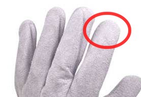 Guantes dedos